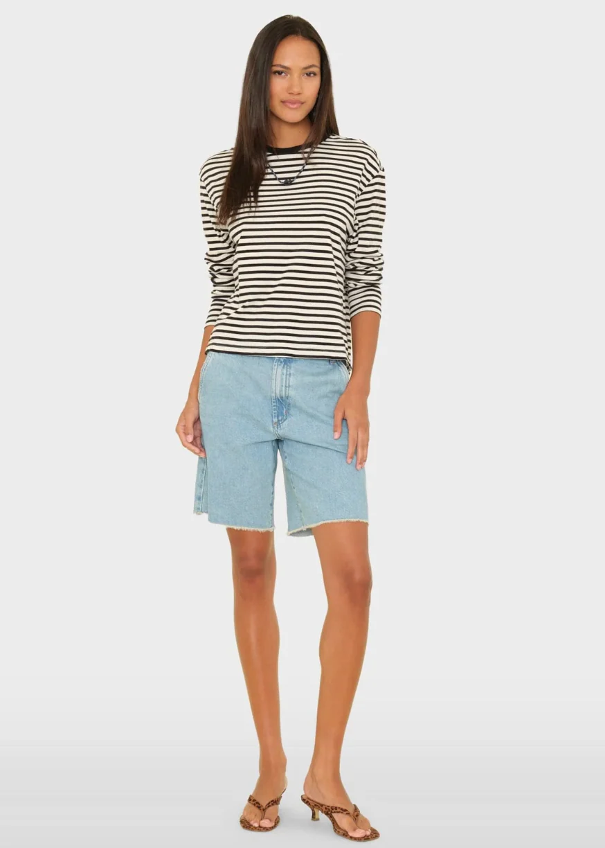 Knox Denim Short in Blue Cloud - Image 3