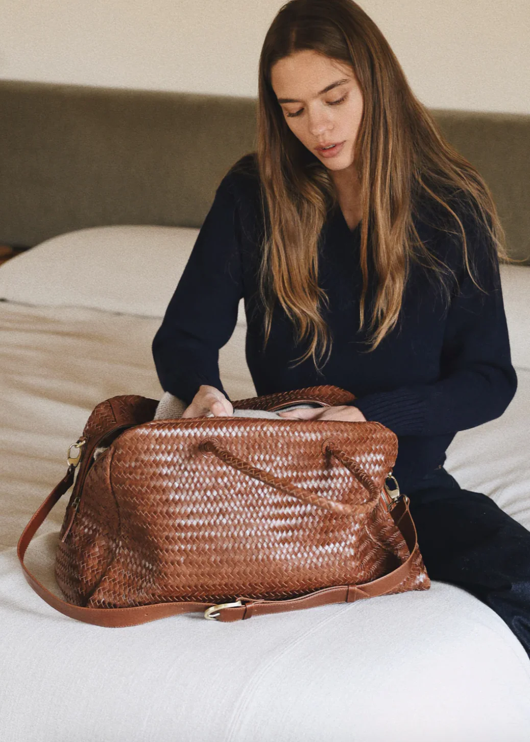 Le Bowler Bag in Sienna - Image 3