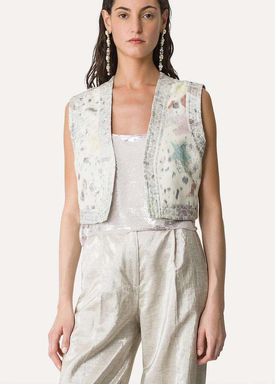 Les Folies Jacquard Vest - Image 2