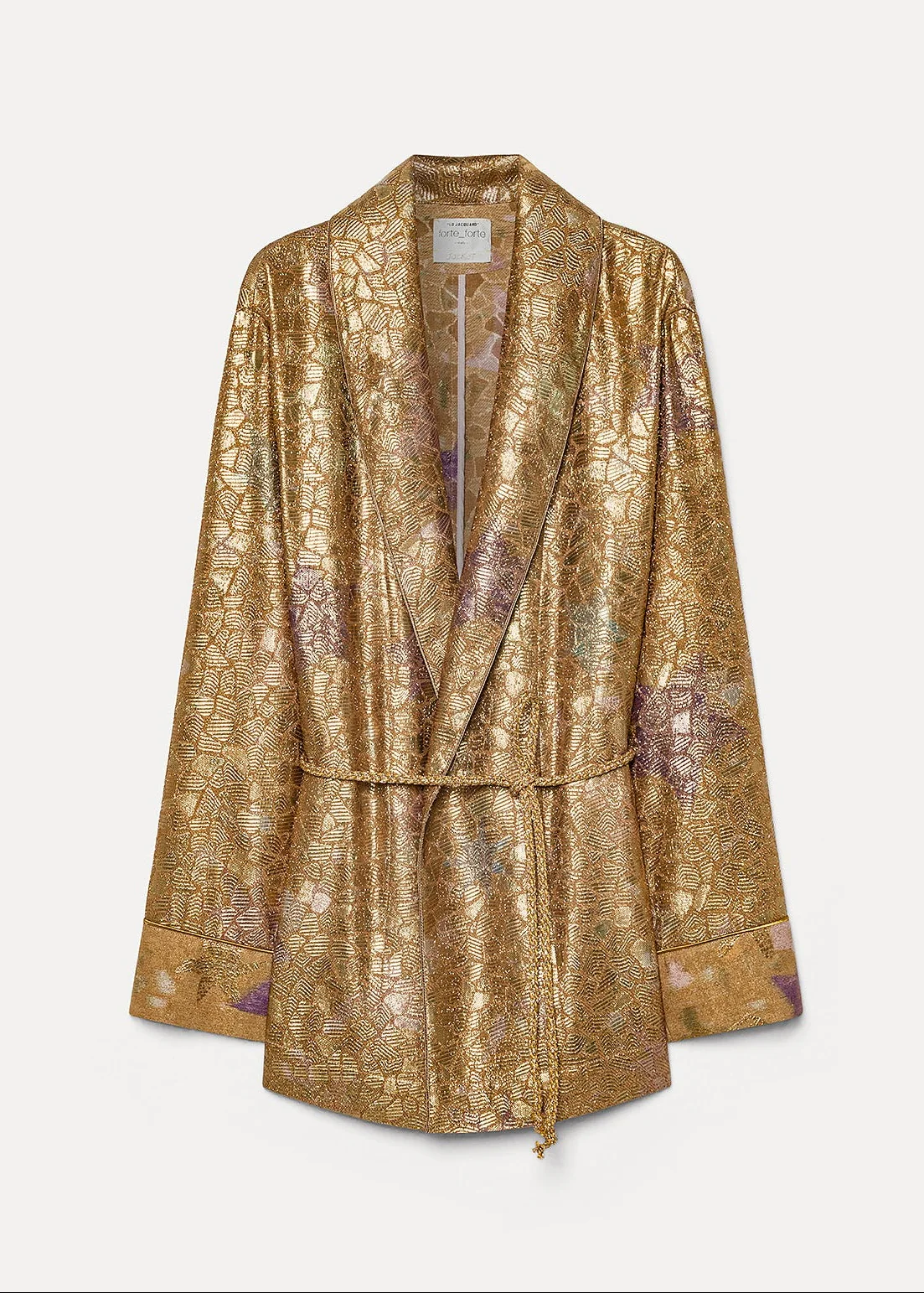 Les Folies Lurex Jacquard Kimono Jacket
