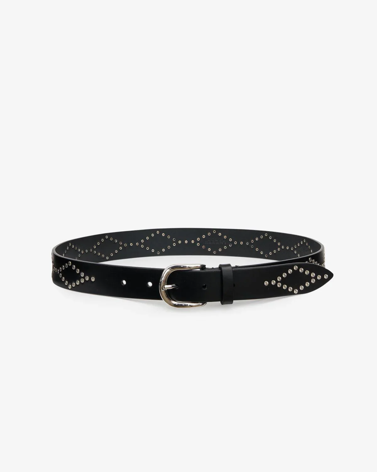 Liliana Belt in Black & Silver