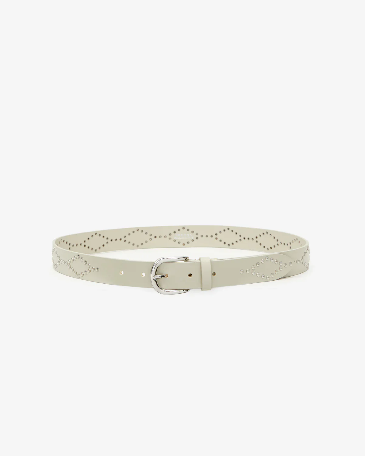 Liliana Belt in Chalk & Silver