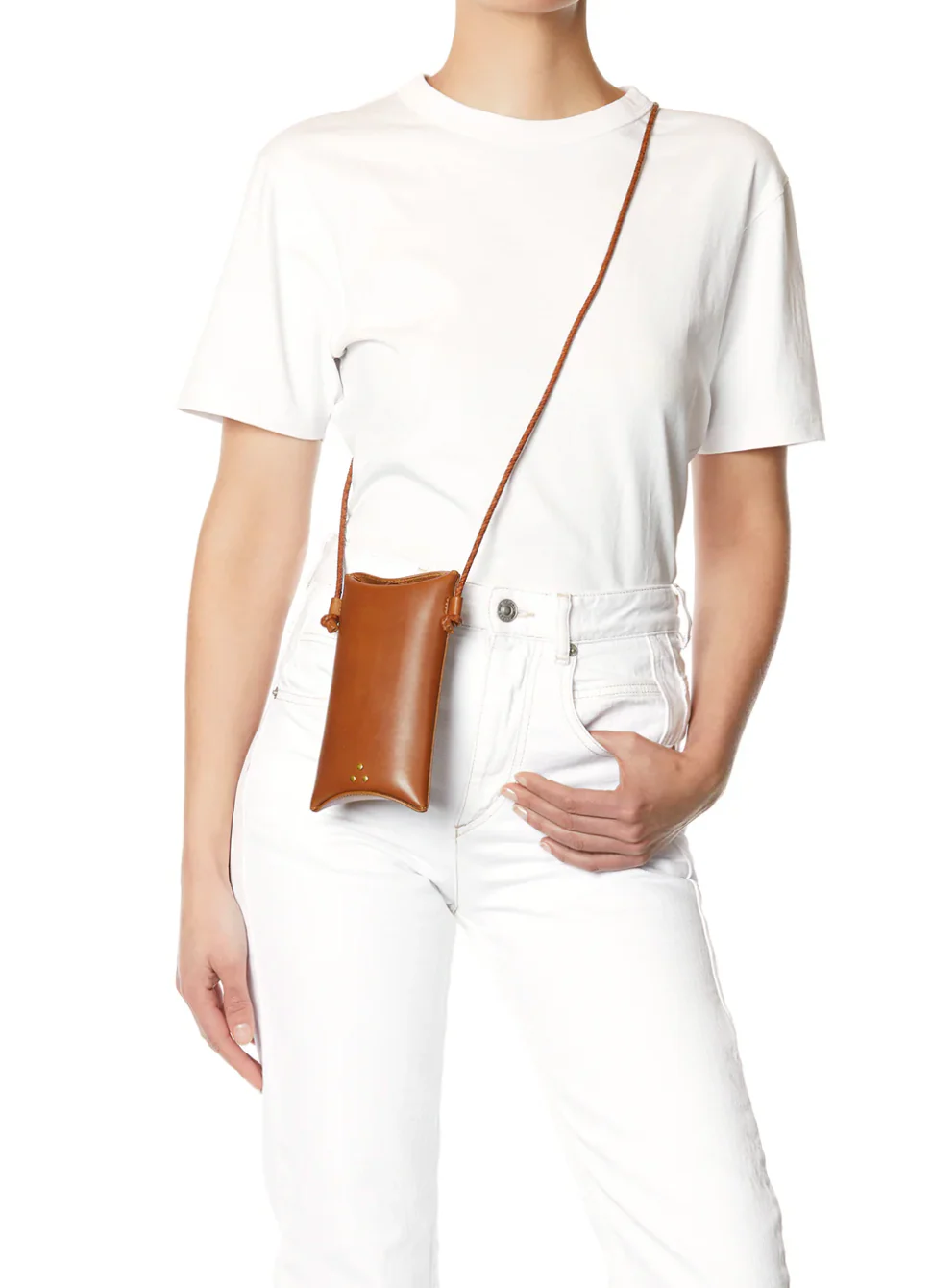 Louis Mobile Crossbody in Chêne Cowskin - Image 2