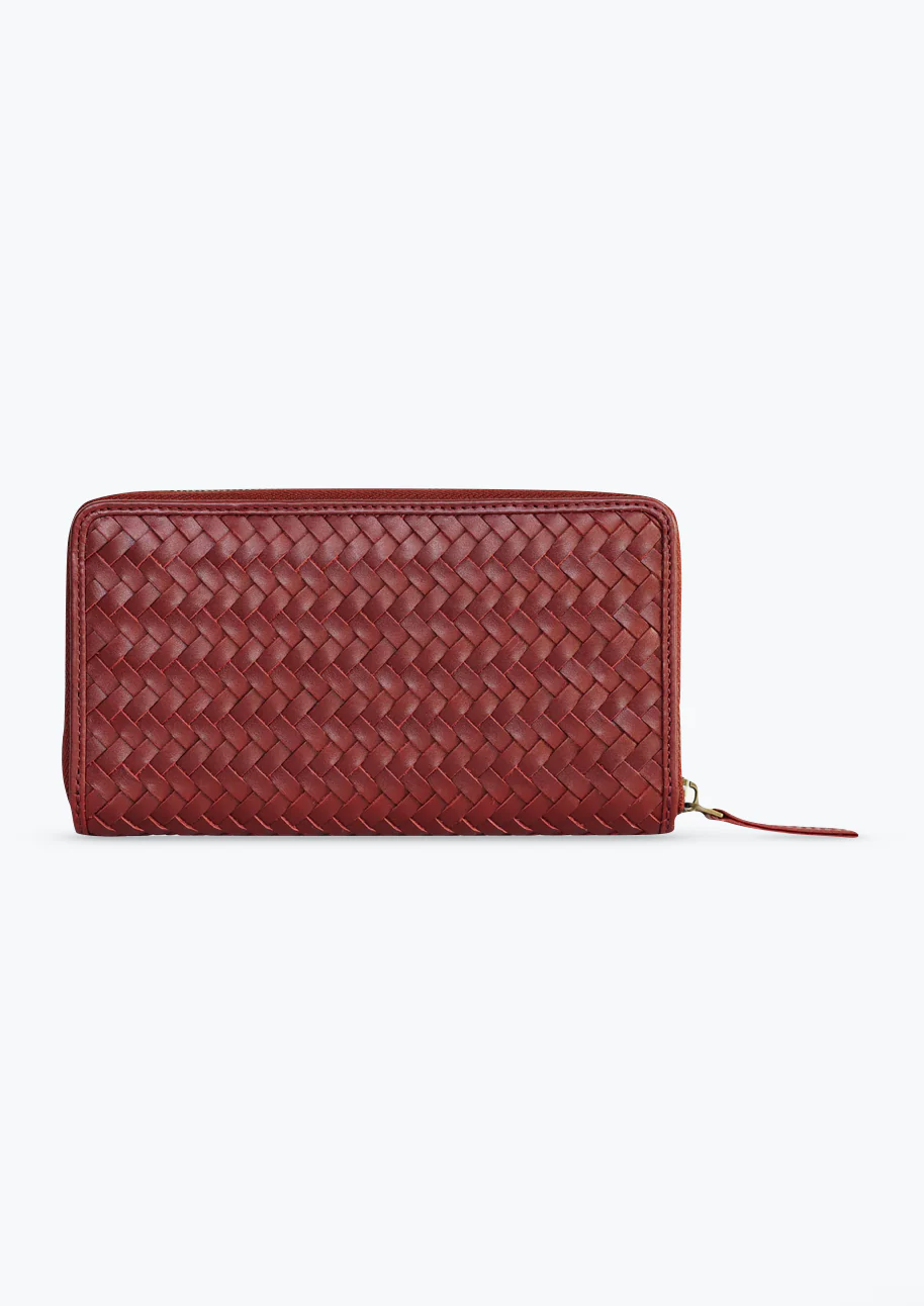 Luca Wallet in Rouge