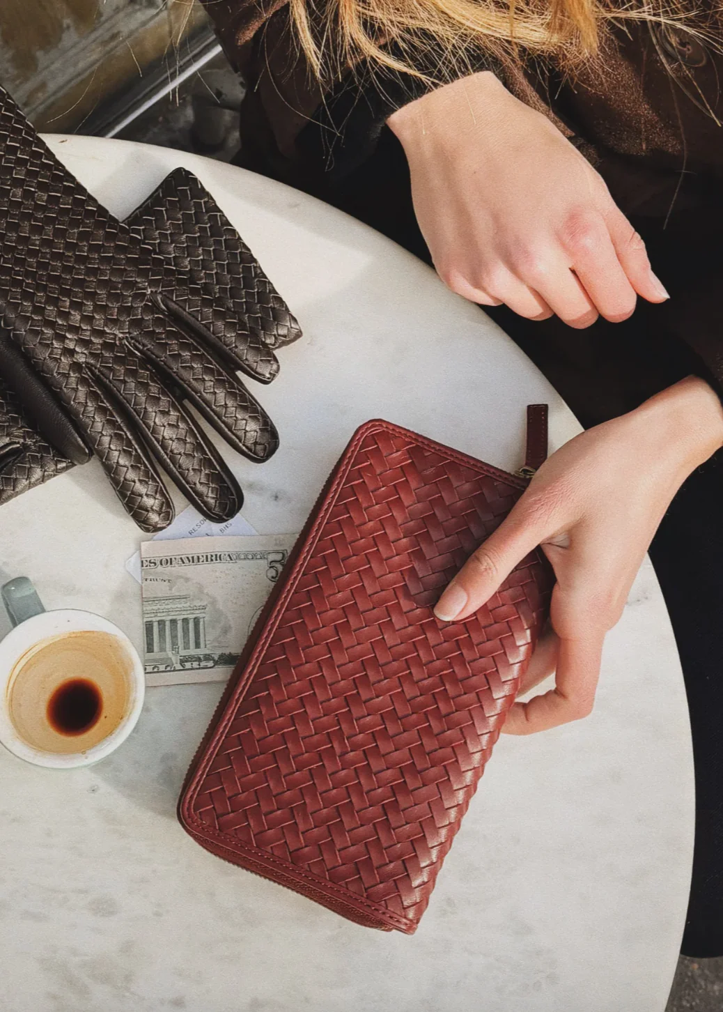 Luca Wallet in Rouge - Image 2