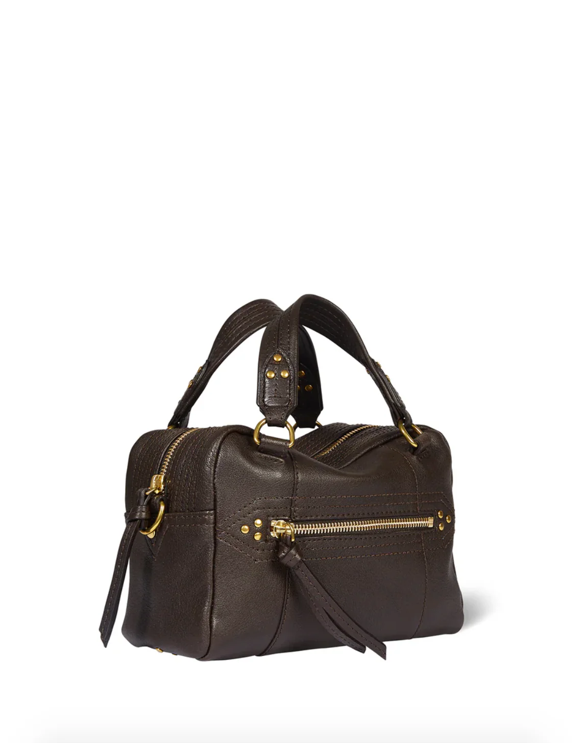 Lucky Bowling Mini Bag in Moka - Image 5