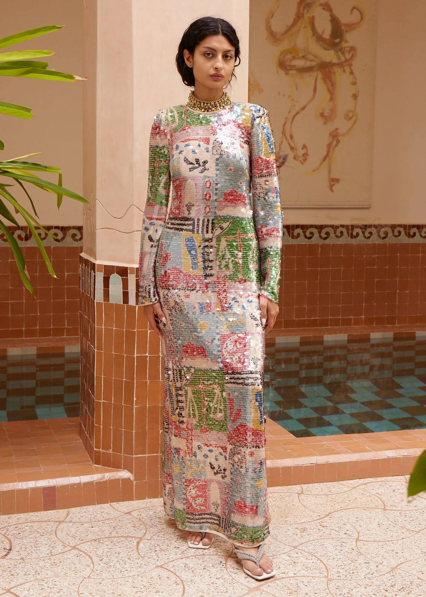 Lumira Sequin Gown - Image 2