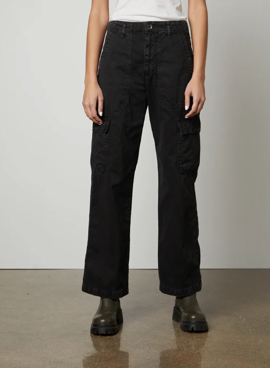 Makayla Sanded Twill Cargo Pants