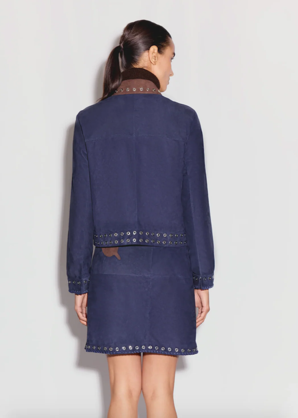 Maven Embroidered Suede Jacket - Image 3