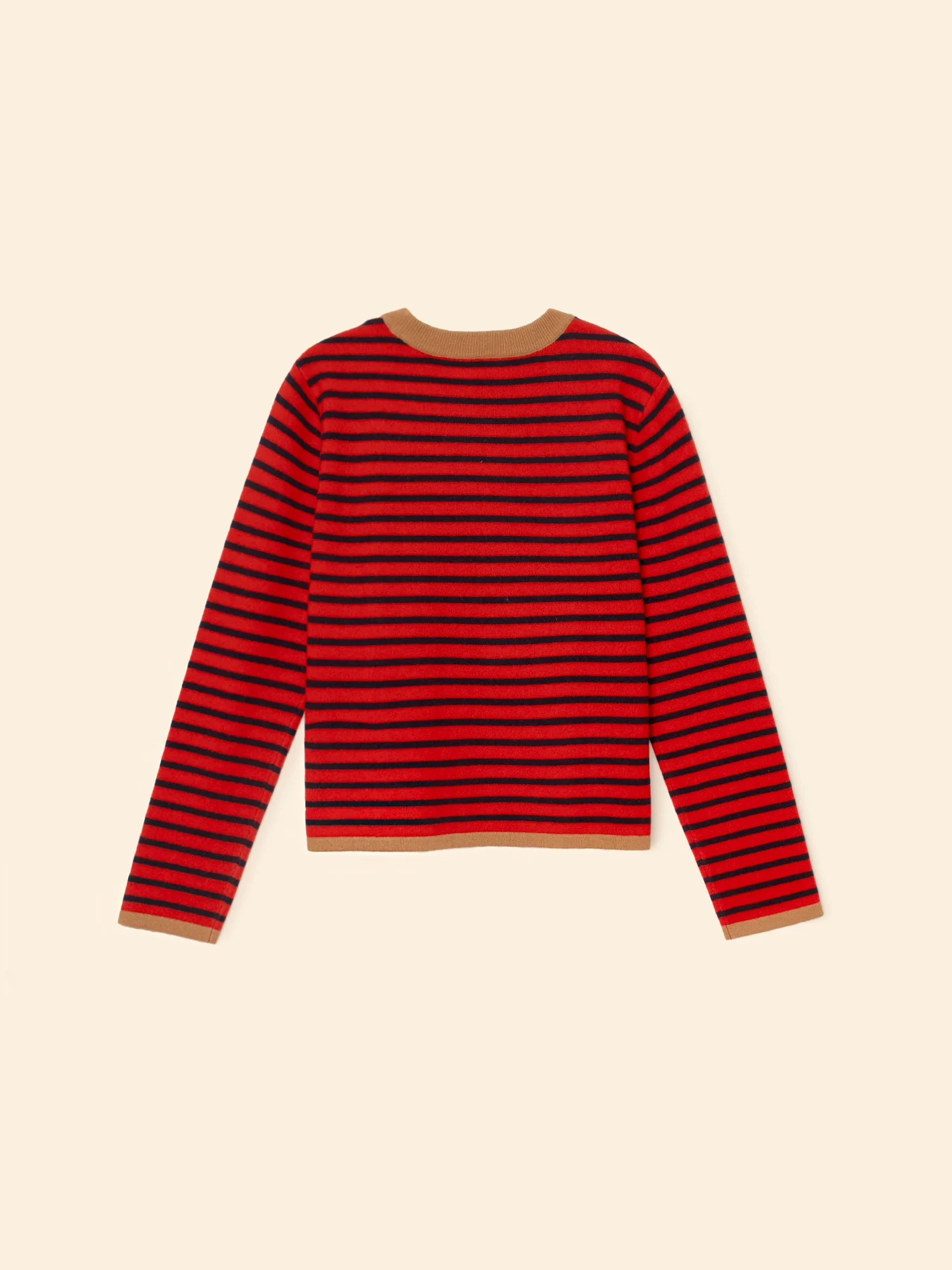 Maxwell Sweater in Red Stripe - Image 4