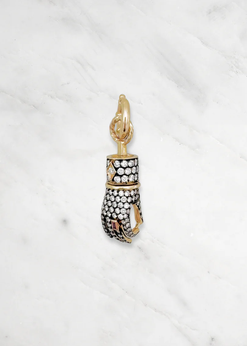 Medium Diamond Loving Hand Mechanical Clasp