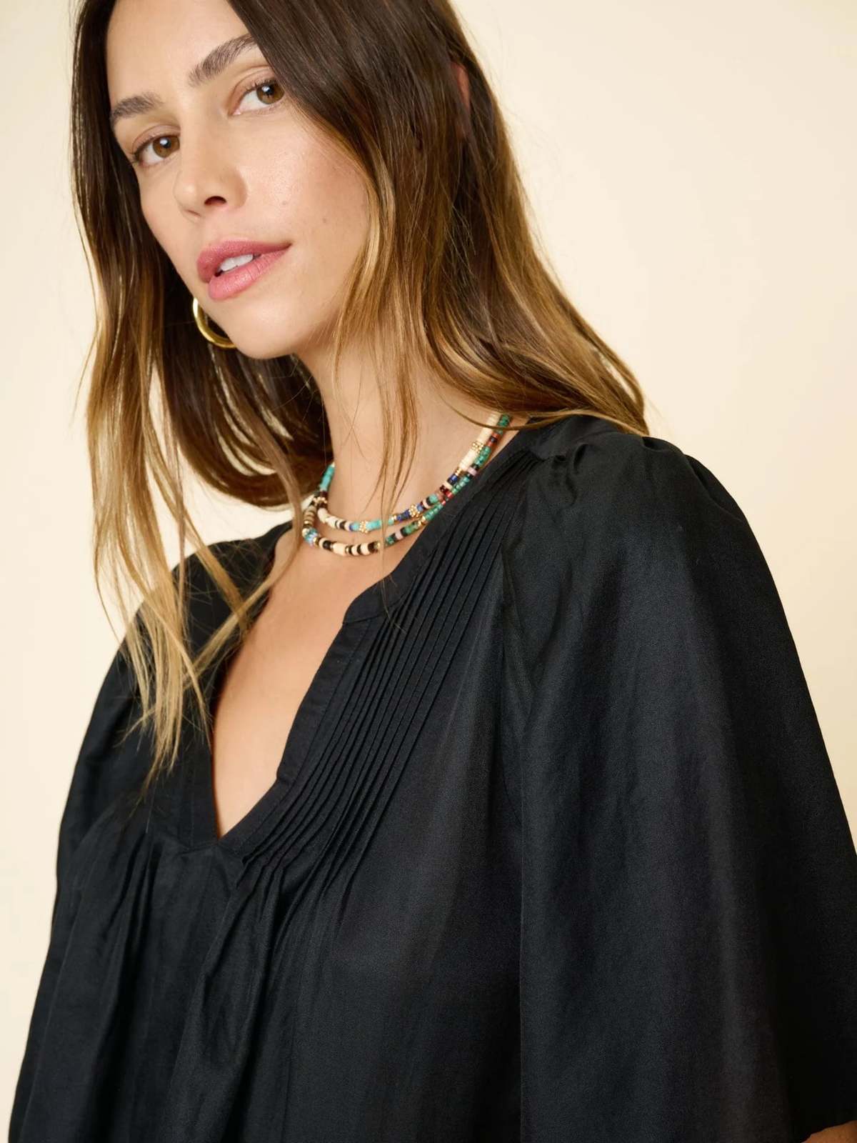 Micah Top in Black - Image 2