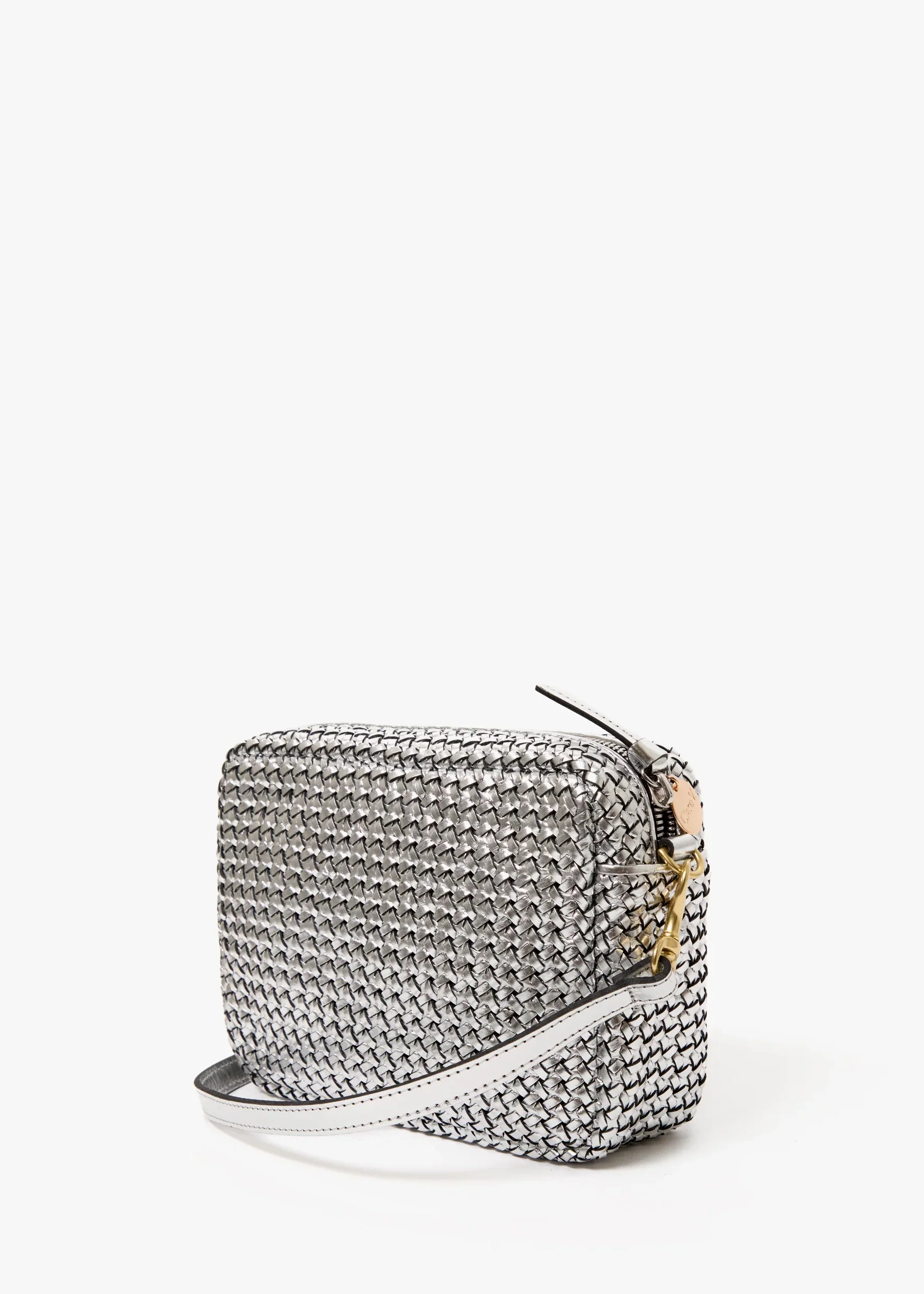 Midi Sac in Silver Woven Étoile - Image 3