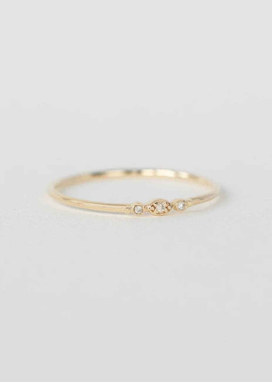 Mini Diamond Eye Ring