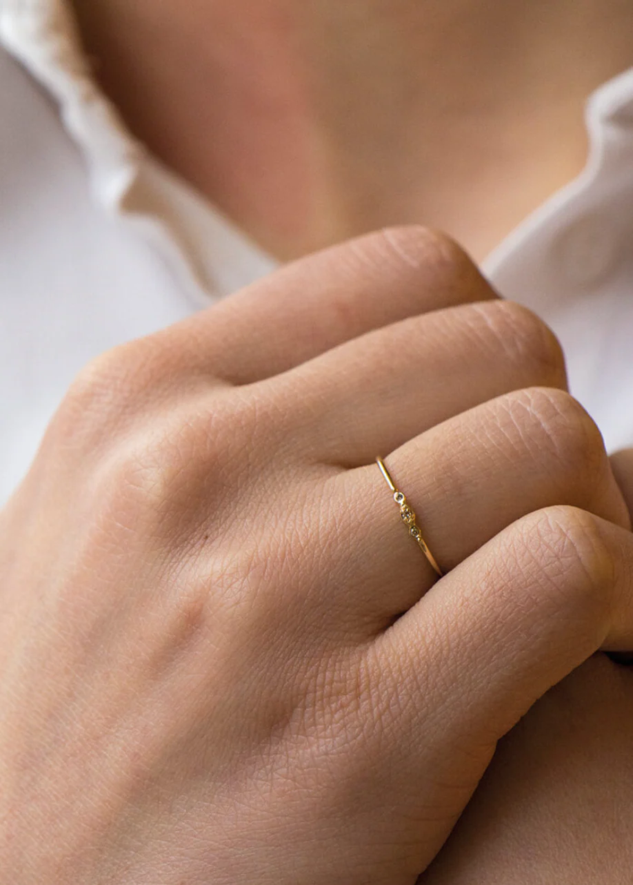 Mini Diamond Eye Ring - Image 2