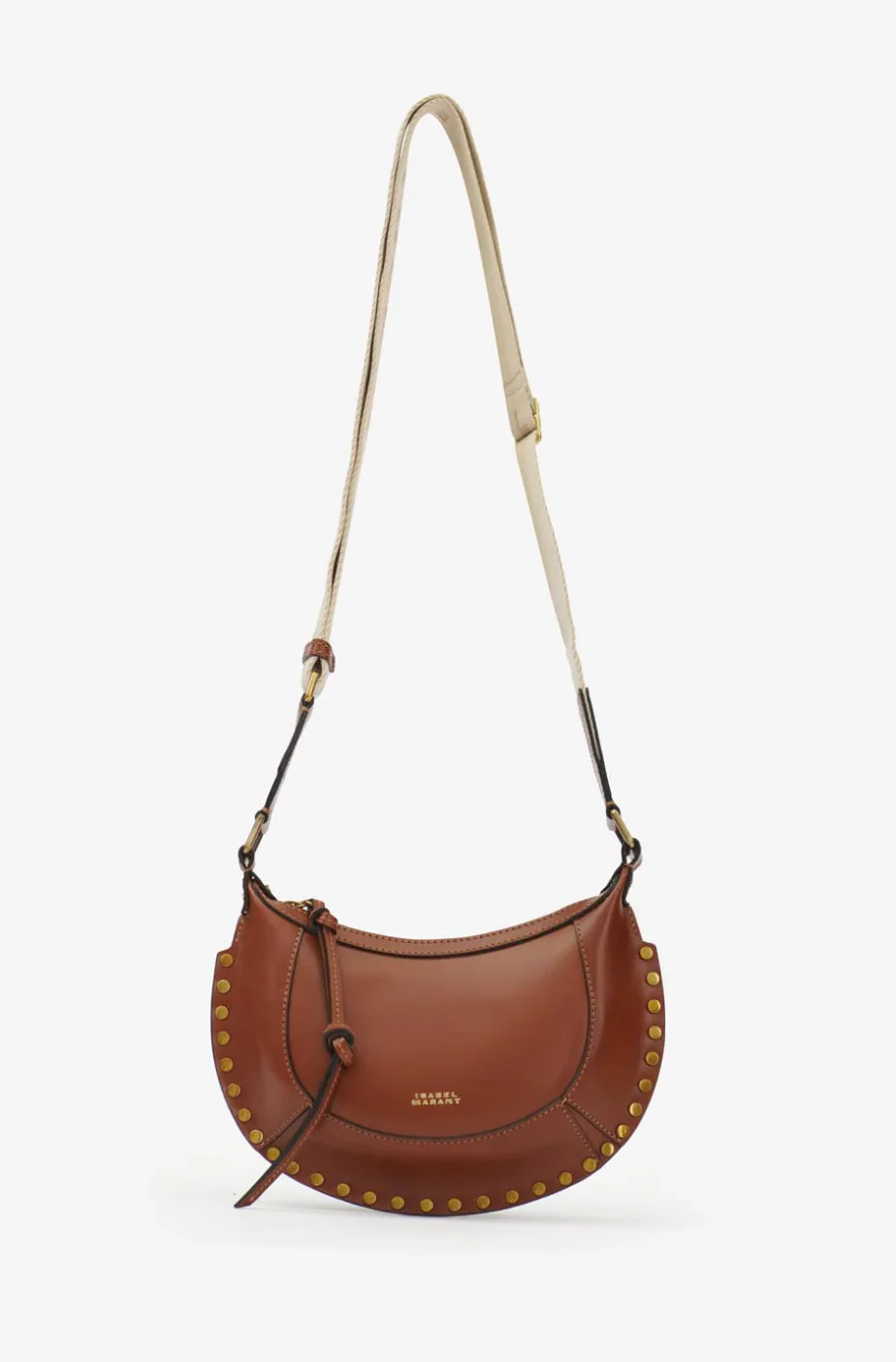 Mini Moon Bag in Cognac