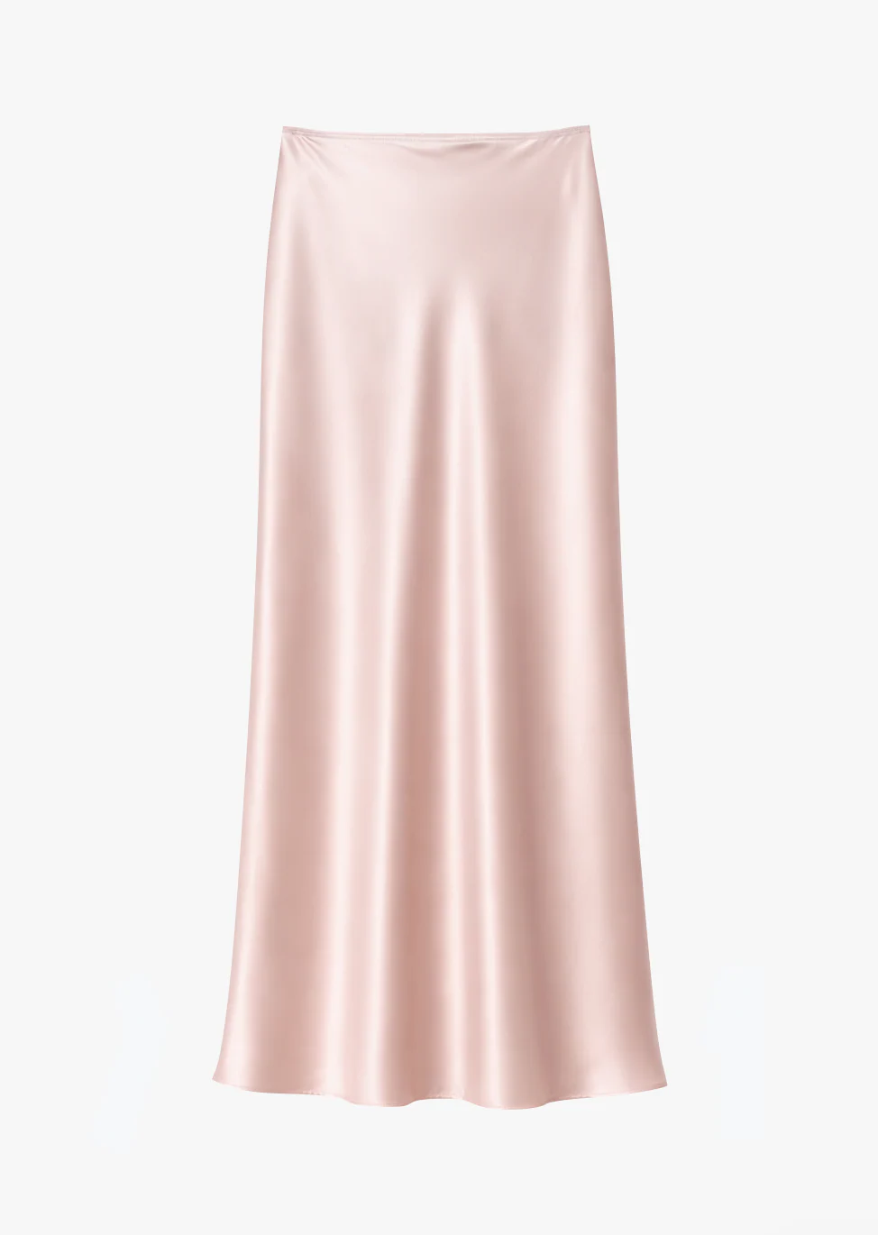 Miranda B Scallop Trim Bias Cut Skirt in Lunar