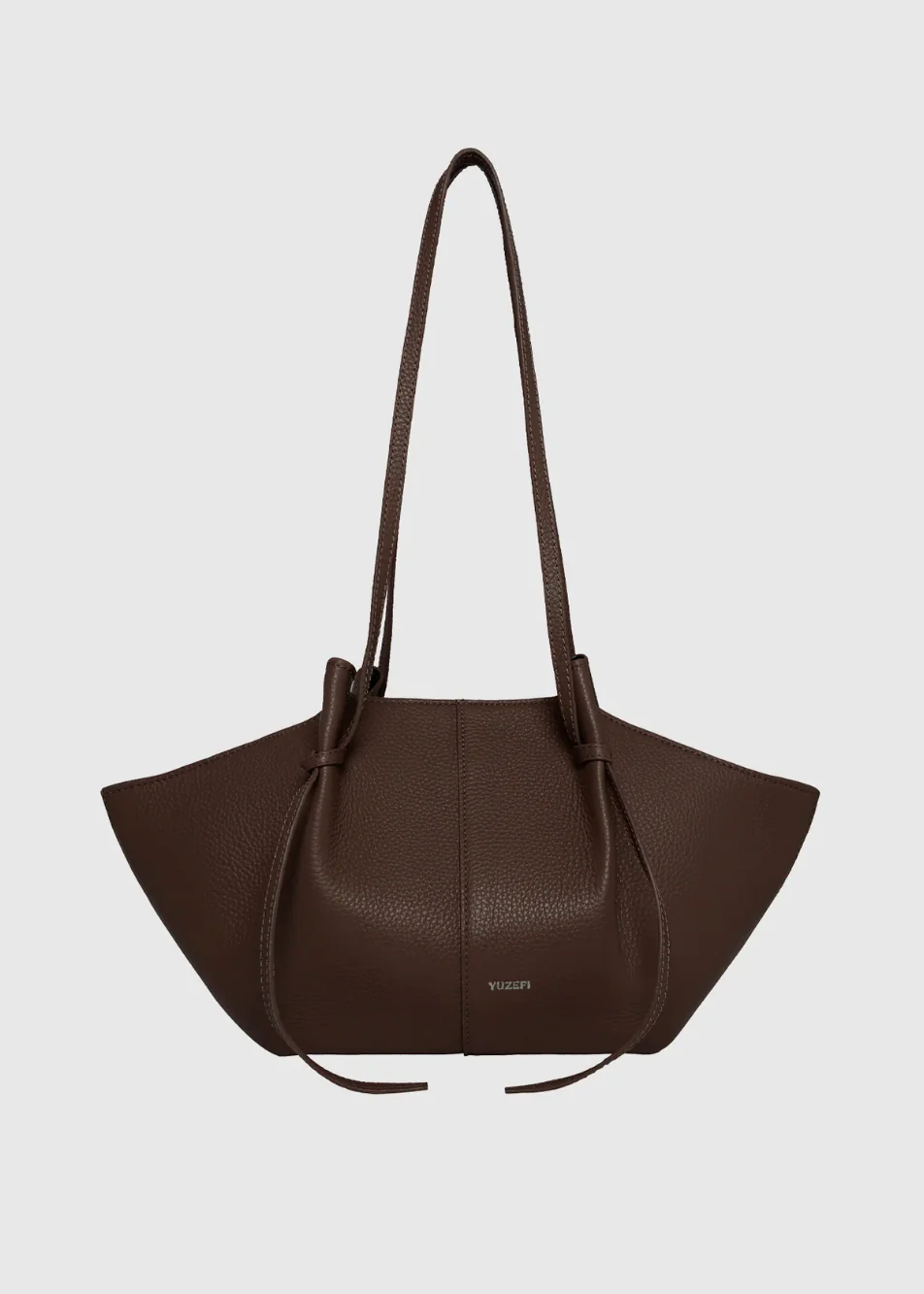 Mochi Tote in Espresso Pebble Leather