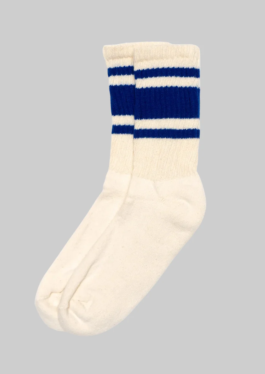 Mono Stripe Socks in Royal