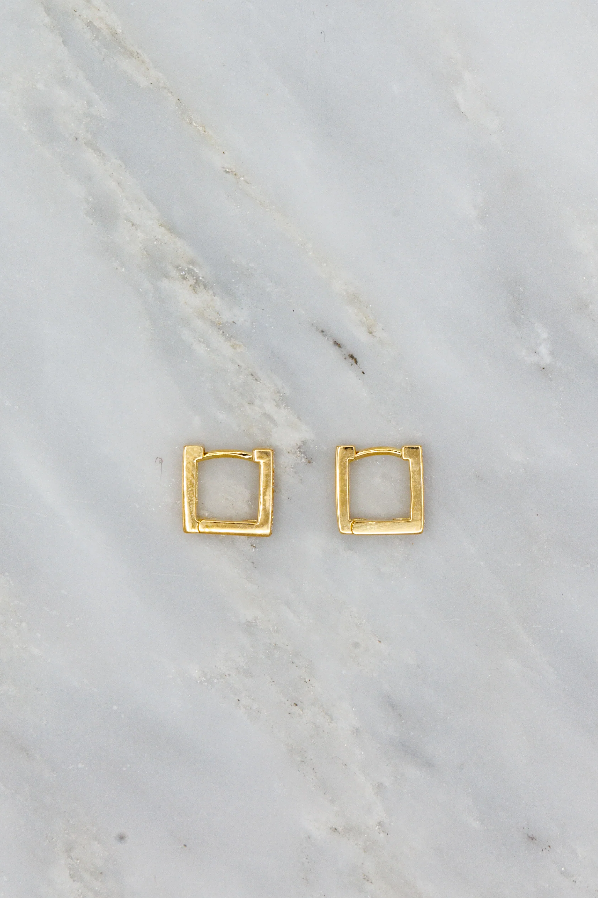 Mosaic Diamond Square Hoops - Image 3