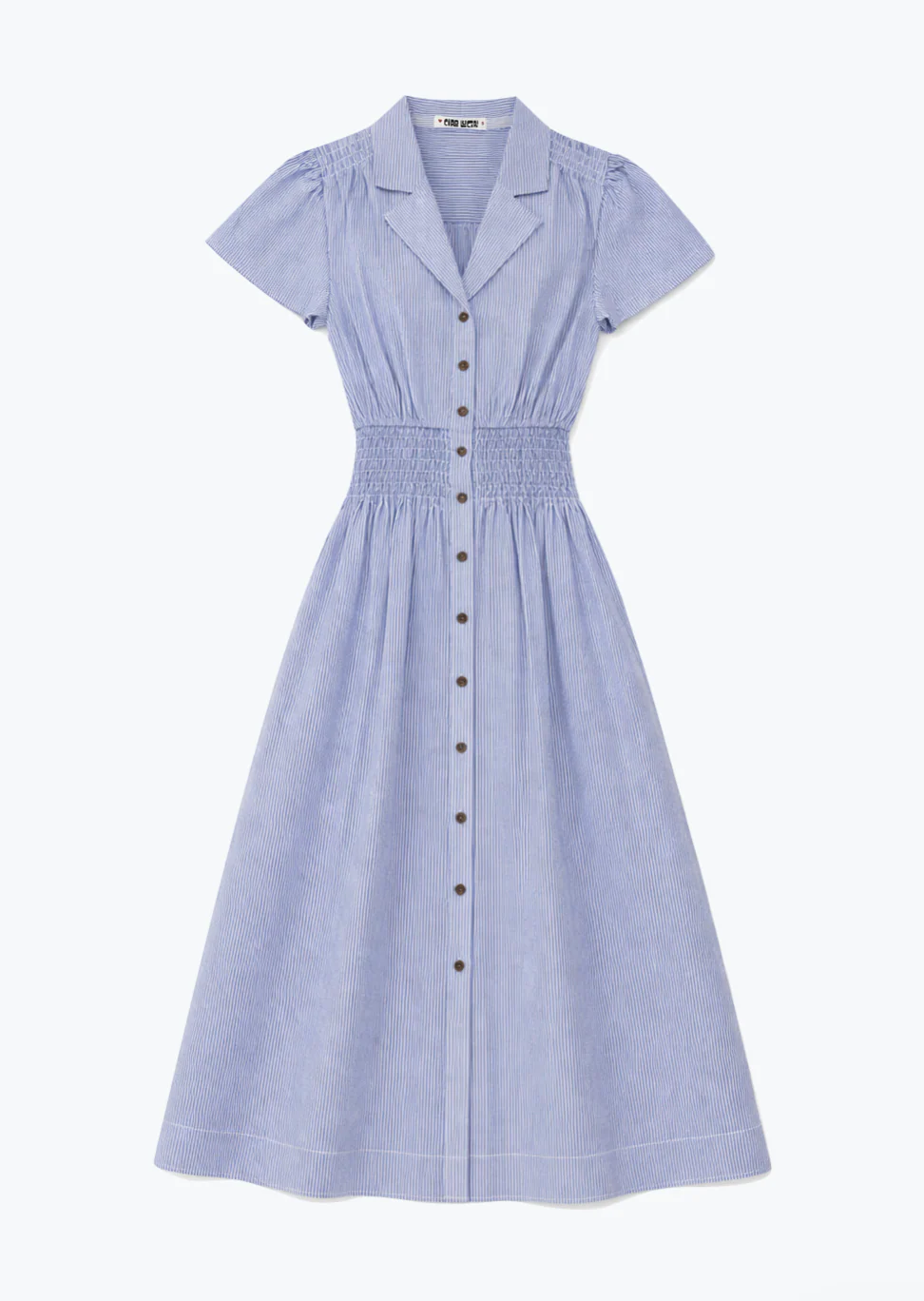 Naomi Striped Cotton Dress
