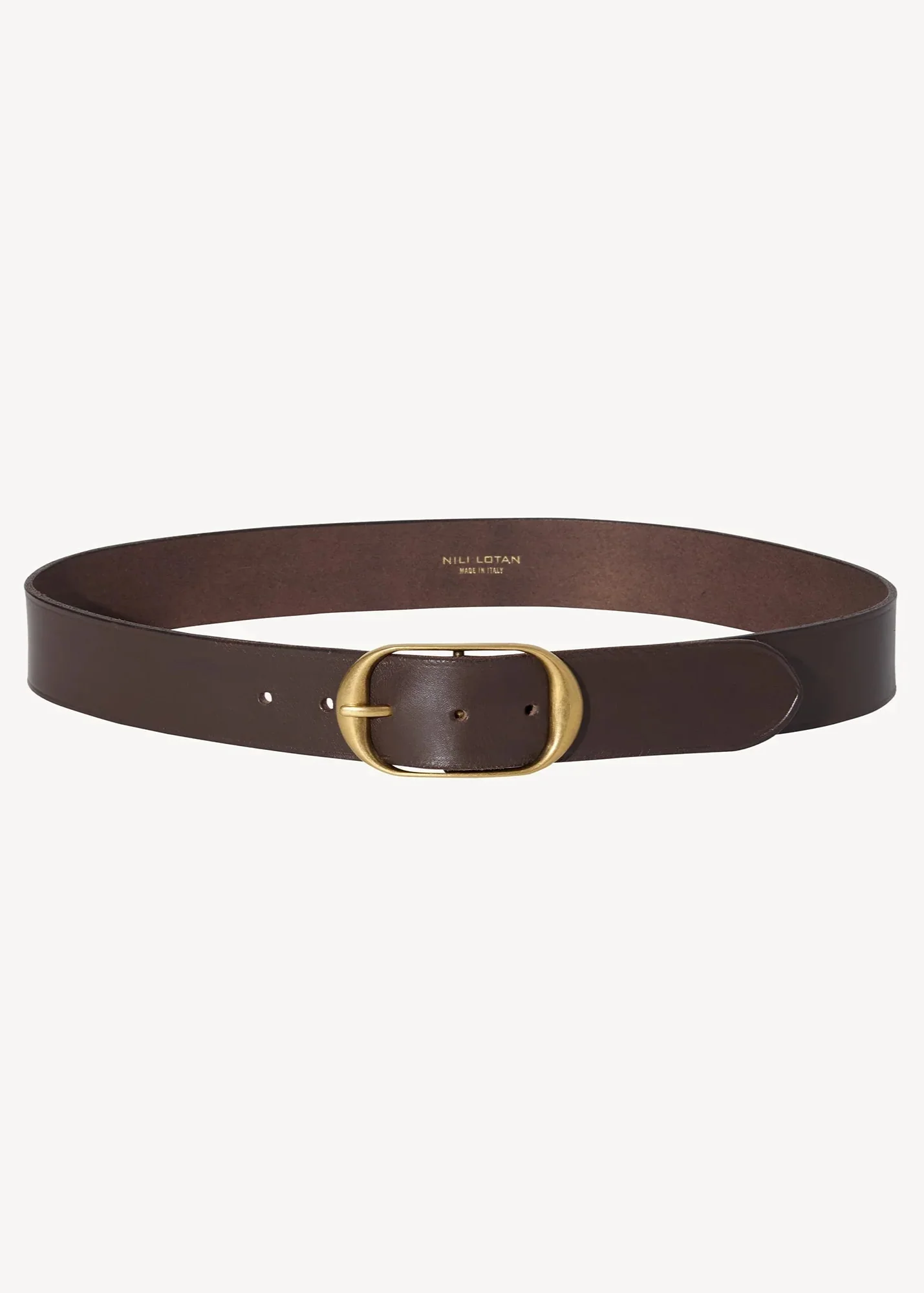 Nili Belt in Dark Brown