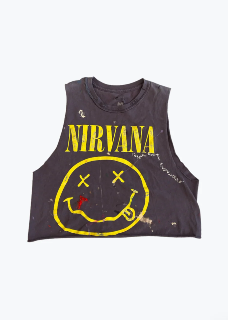 One-of-a-Kind Nirvana Embellished Tank