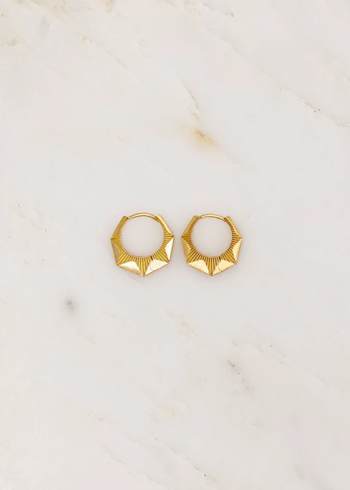 NYC Diamond Yellow Earring Small (Single Earring)