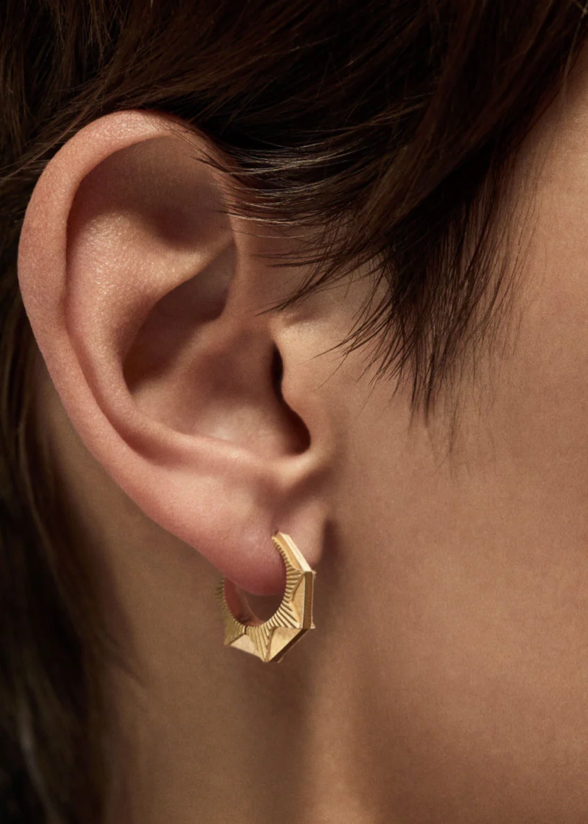 NYC Diamond Yellow Earring Small (Single Earring) - Image 2