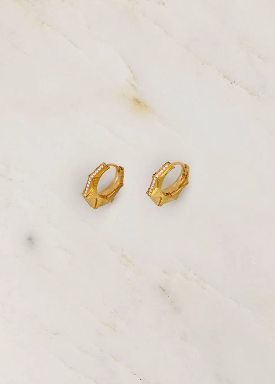 NYC Diamond Yellow Earring Small (Single Earring) - Image 3