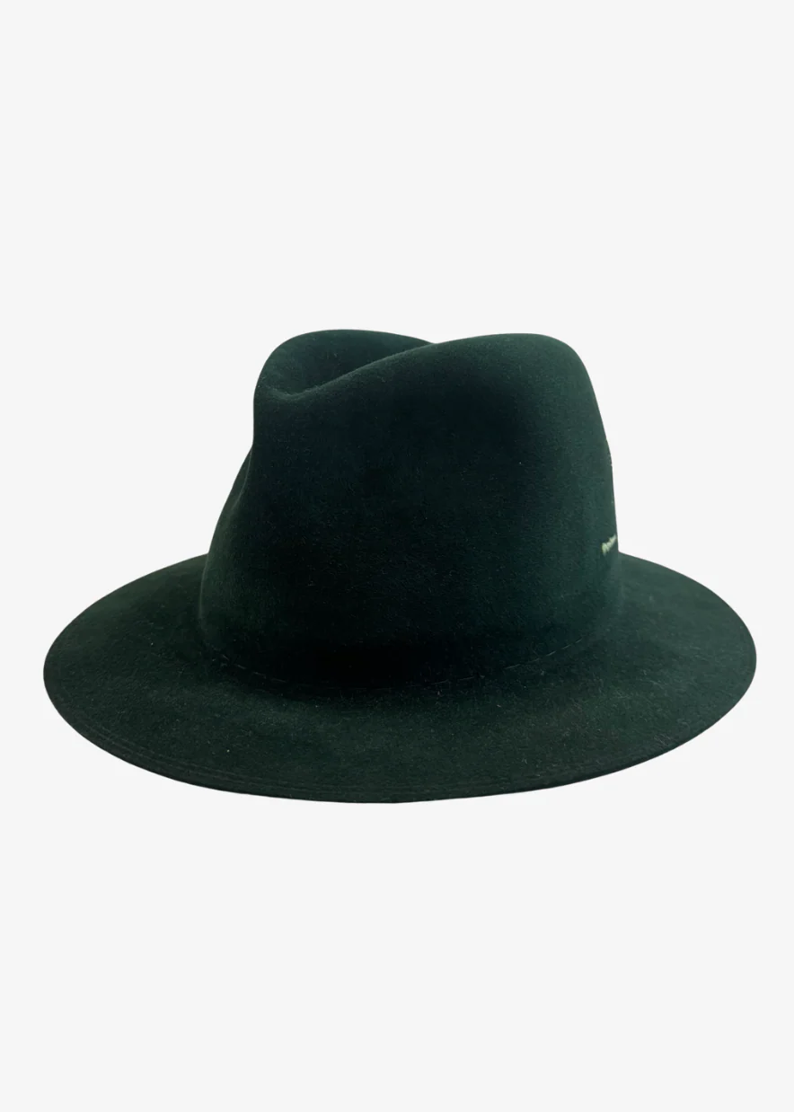 One-of-a-Kind Embellished Fedora in Green - Image 2