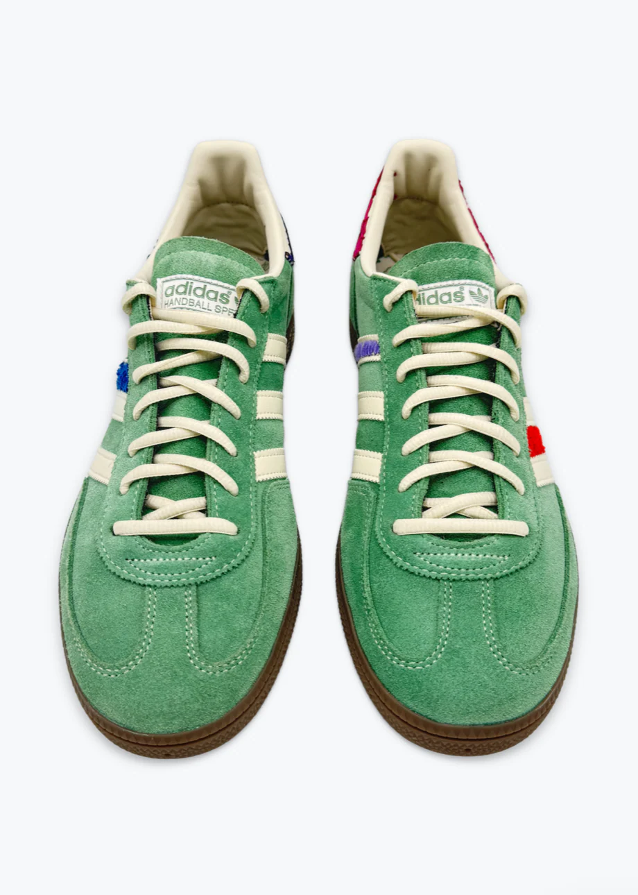 One-of-a-Kind Green Adidas Handball Spezial Sneakers - Image 3