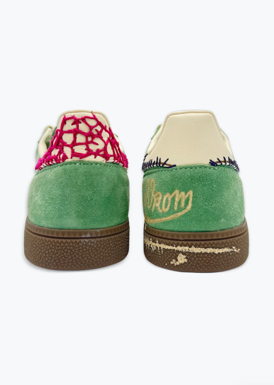 One-of-a-Kind Green Adidas Handball Spezial Sneakers - Image 4
