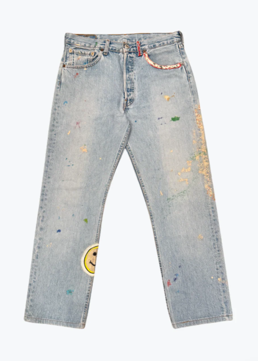 One-of-a-Kind Levi's with Smiley