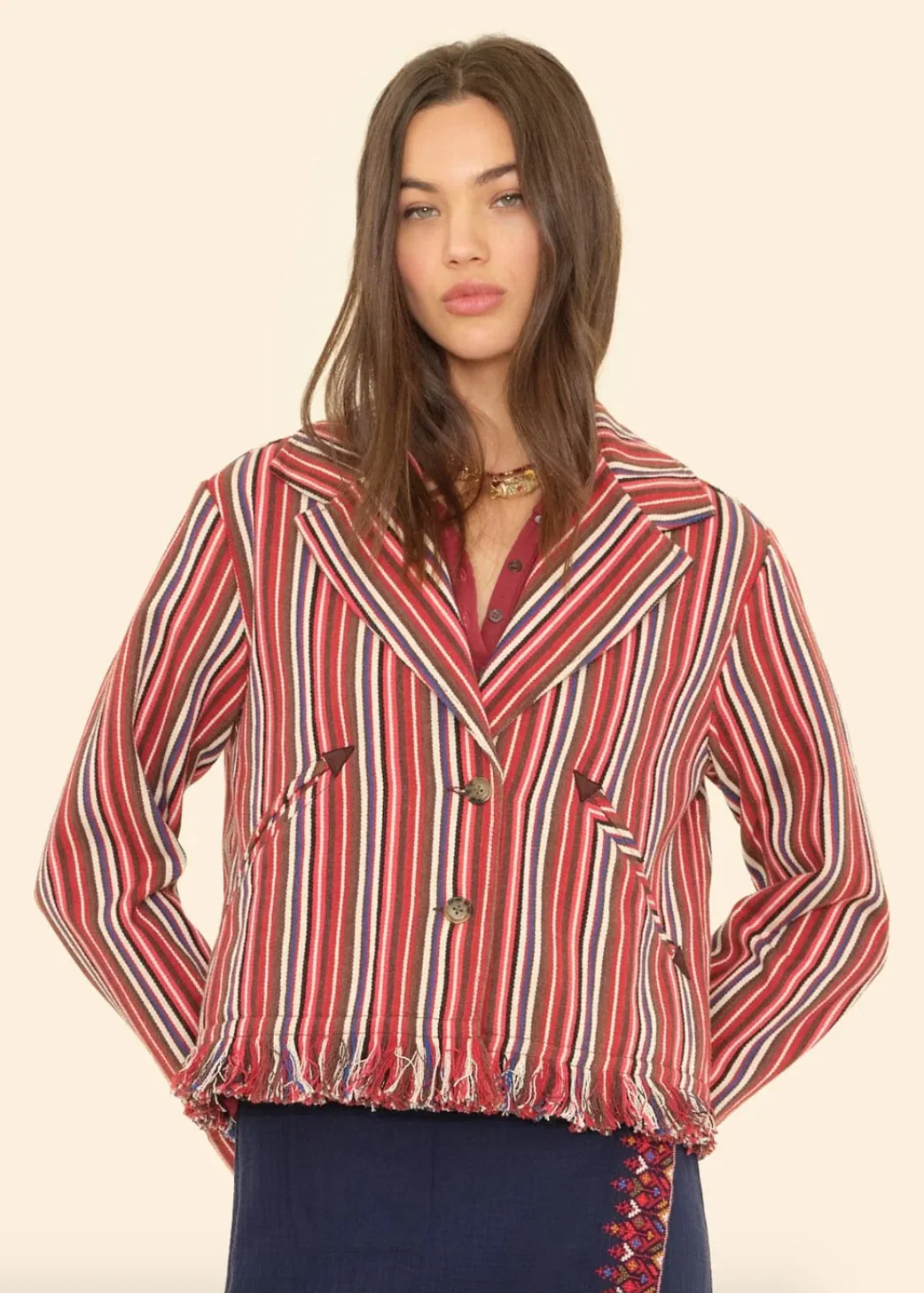 Onyx Stripe Garett Jacket - Image 2