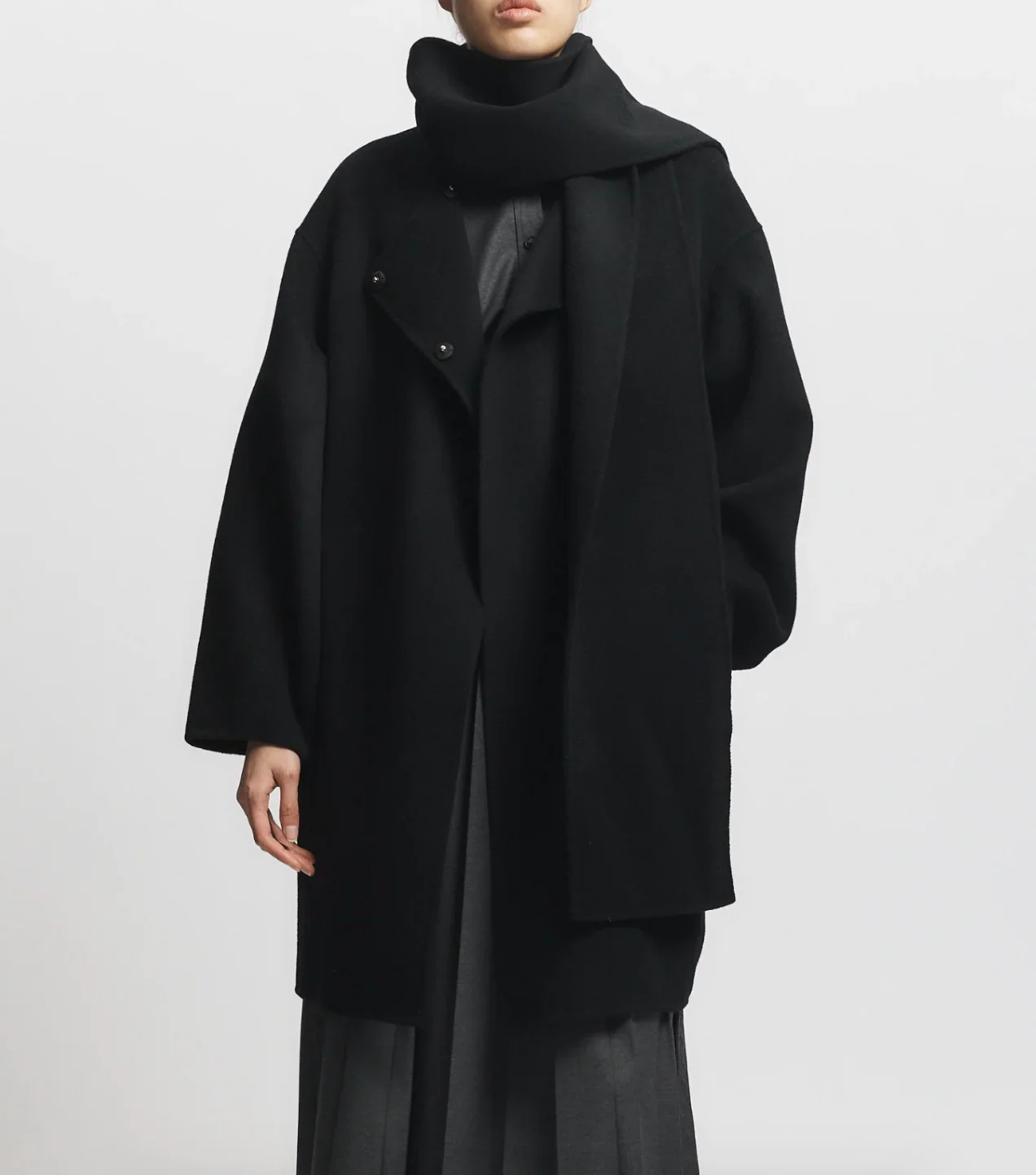 Orla Wool Scarf Coat