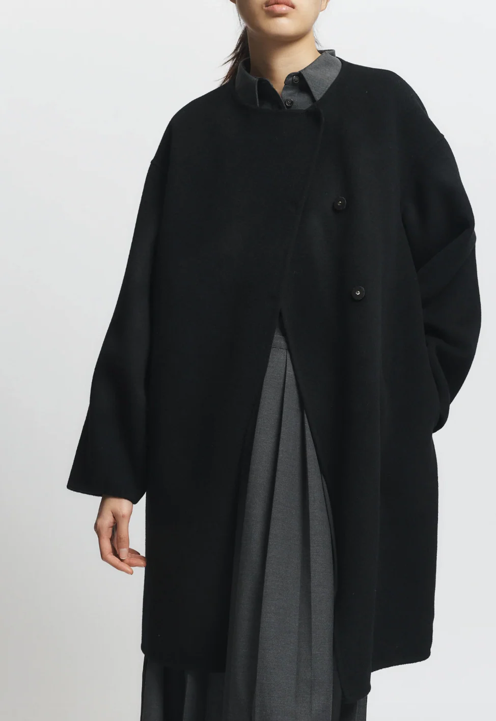 Orla Wool Scarf Coat - Image 2