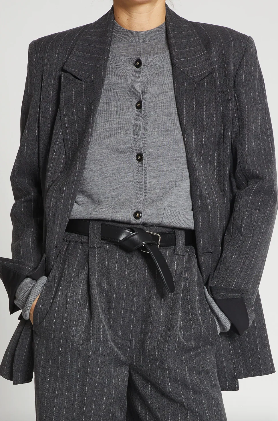 Oxford Pinstripe Blazer - Image 3