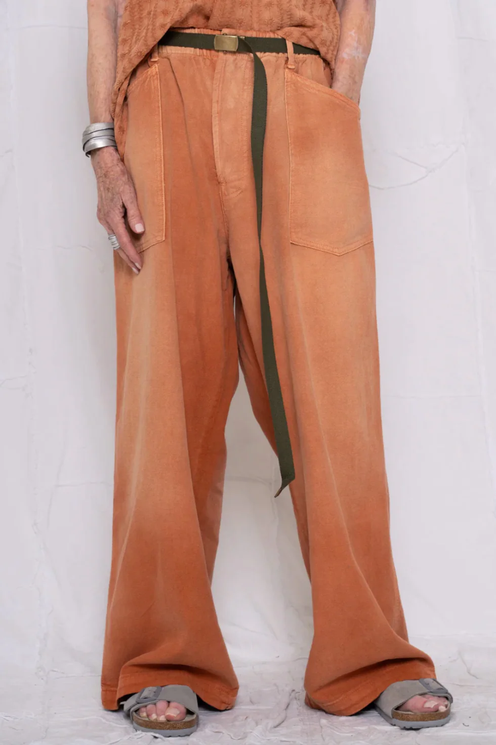 P82 Katmandu Japan 8oz Pants in Sunfaded Rust