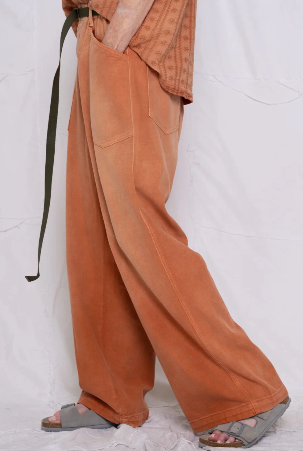 P82 Katmandu Japan 8oz Pants in Sunfaded Rust - Image 2