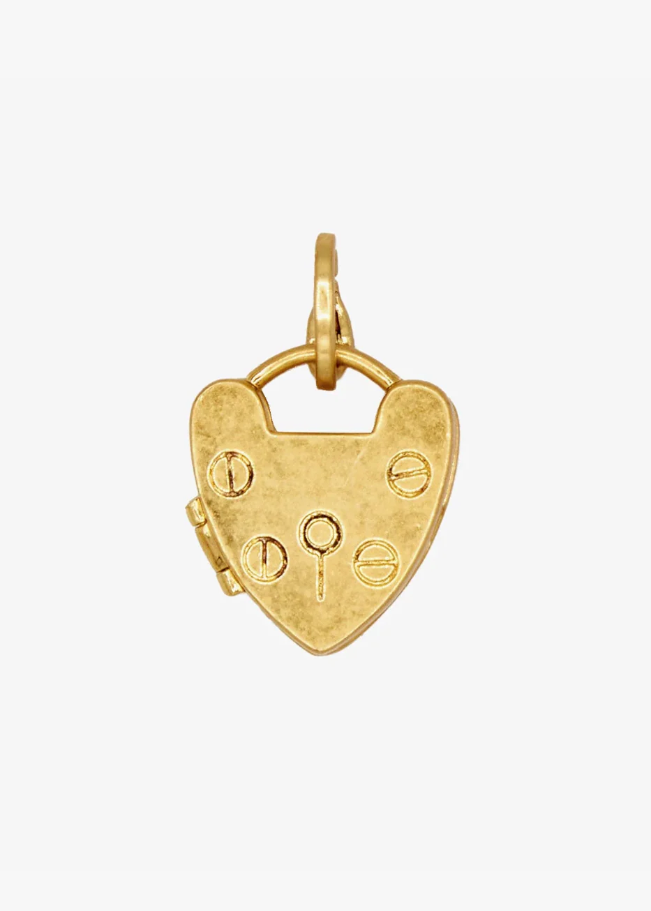 Padlock Locket Charm