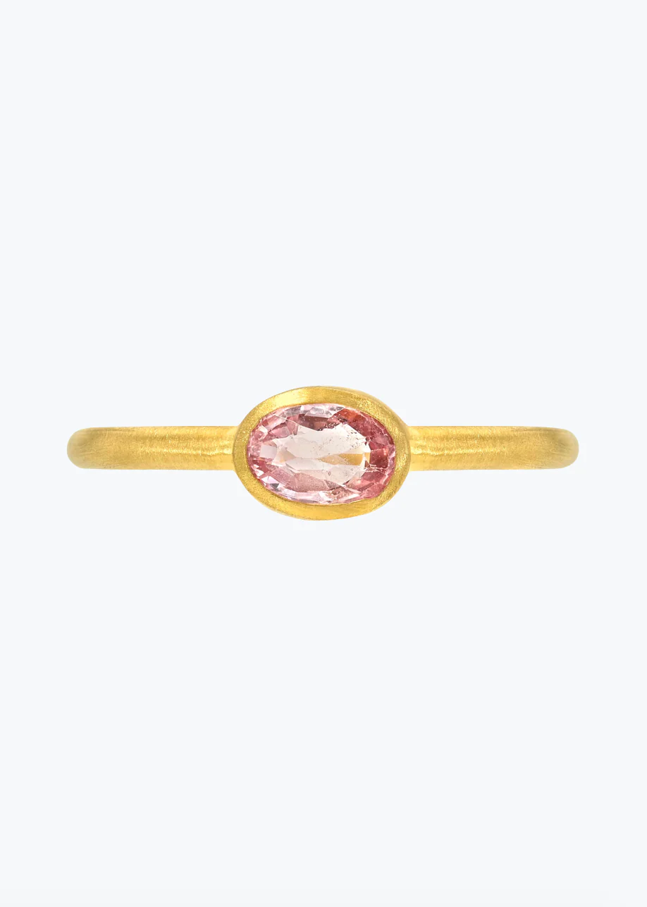 Padparascha Sapphire Gem Fairy Band