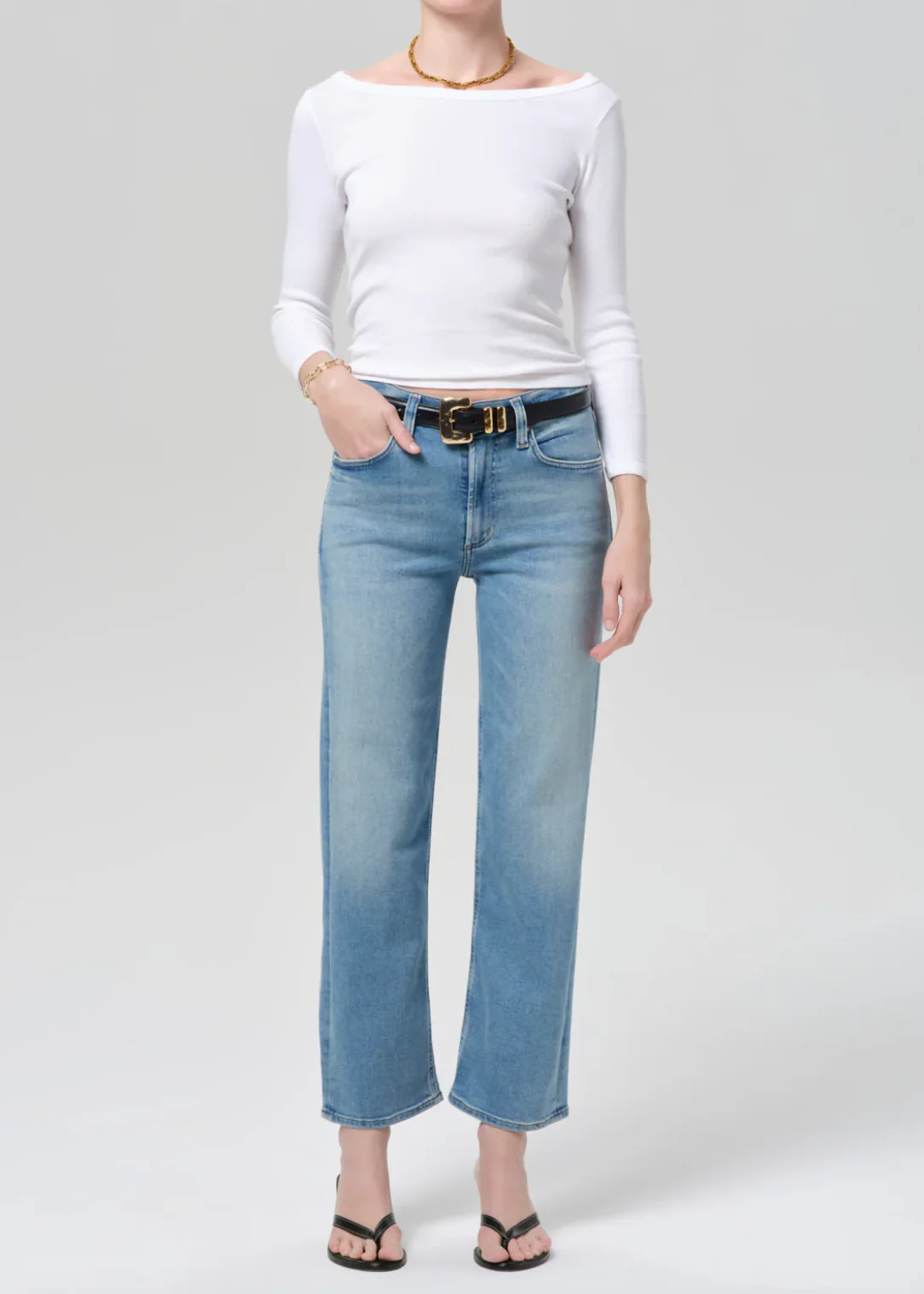 Palma Straight Clean Hem in Luella - Image 3