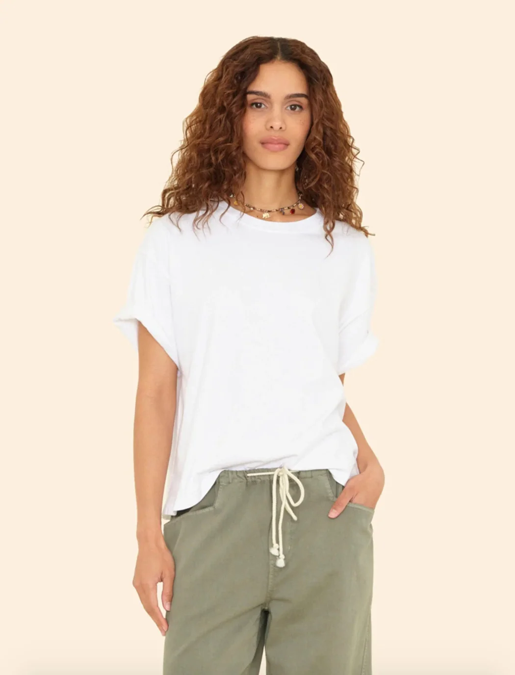 Palmer Tee in White