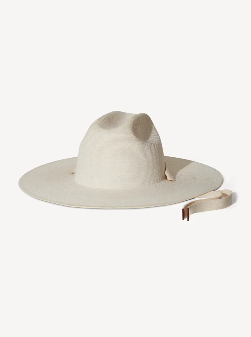 The Palmer Structured Palm Straw Hat
