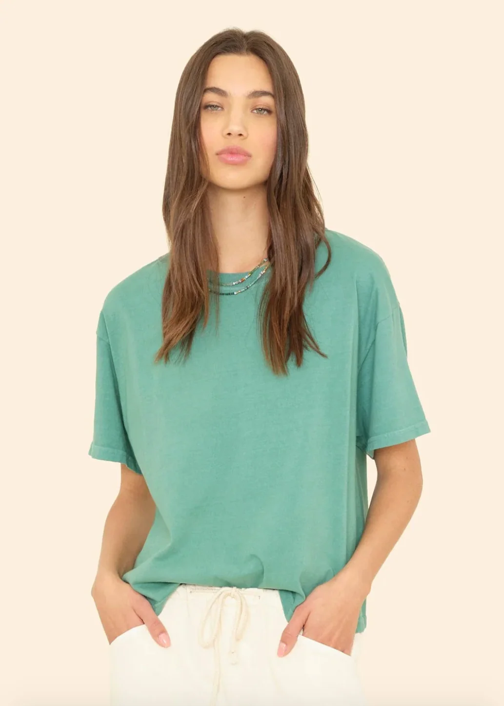 Palmer Tee in Field Green - Image 2