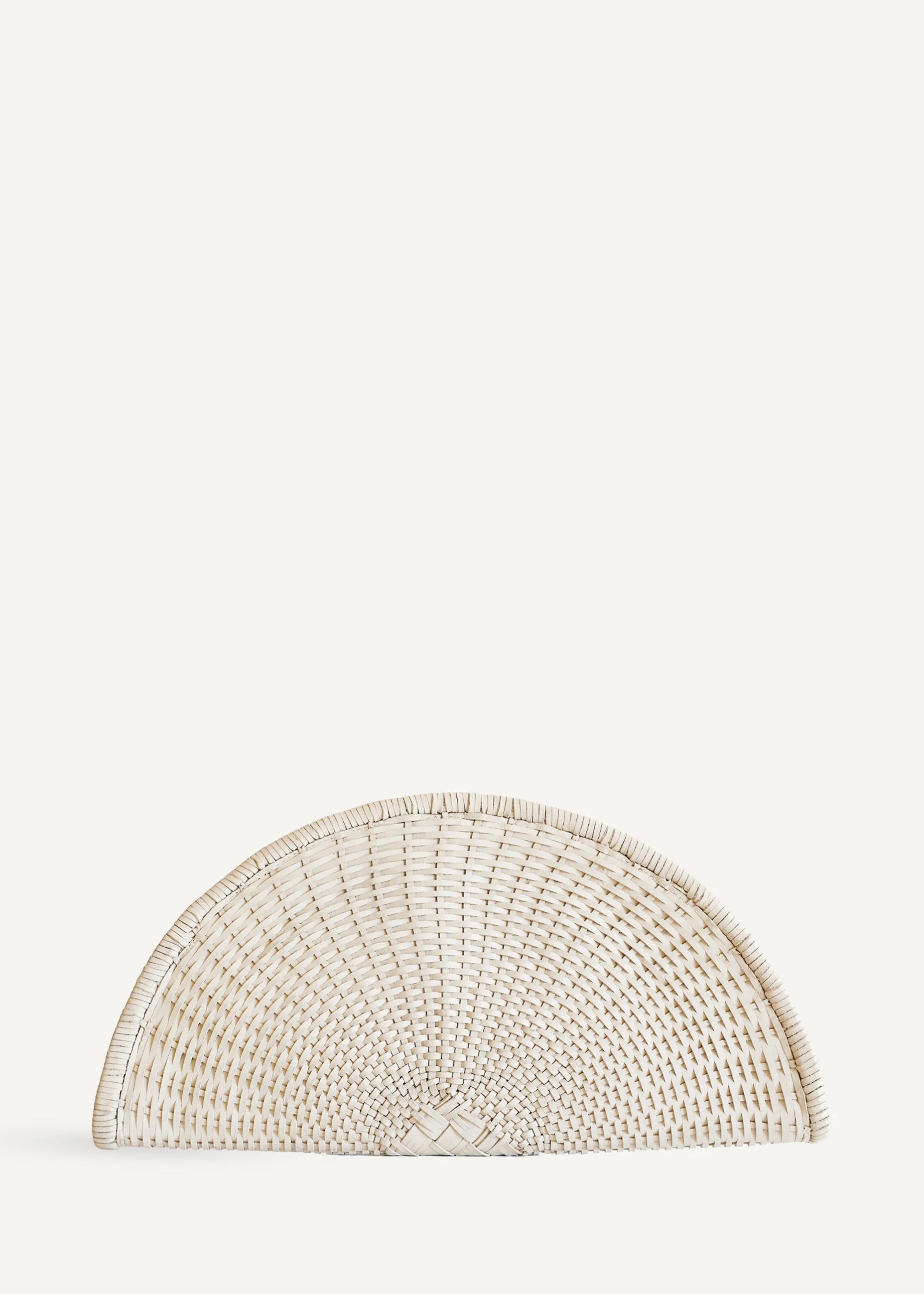 Perla Clutch in Cream