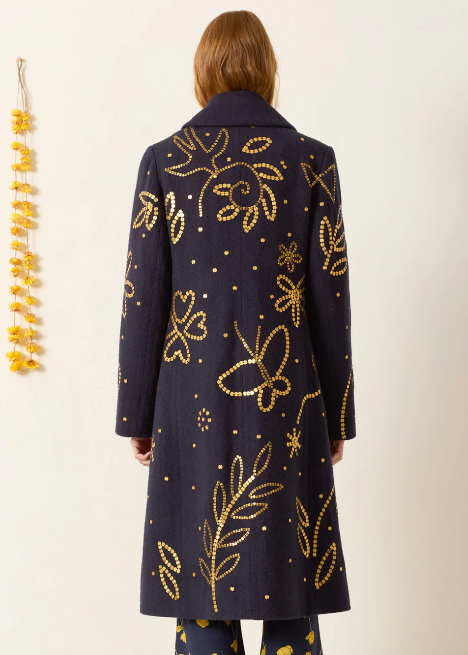 Petunia Midnight Coin Coat - Image 2