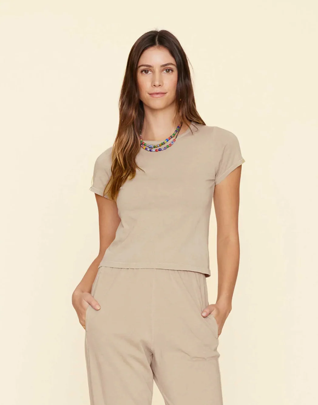 Pixie Tee in Twine Taupe