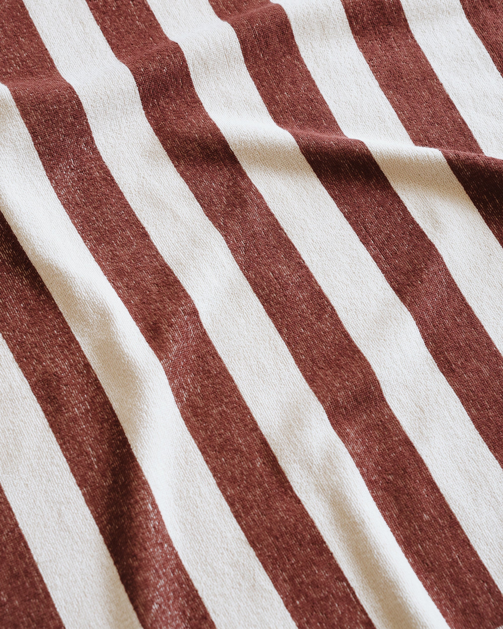 Plage Towel in Brown Stripe - Image 4